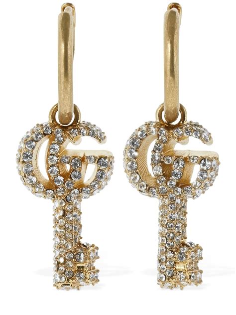 gucci double g hoop earrings